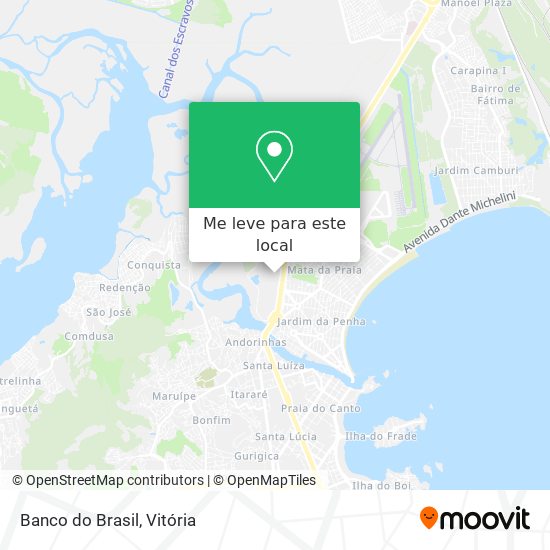 Banco do Brasil mapa