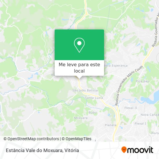 Estância Vale do Moxuara mapa