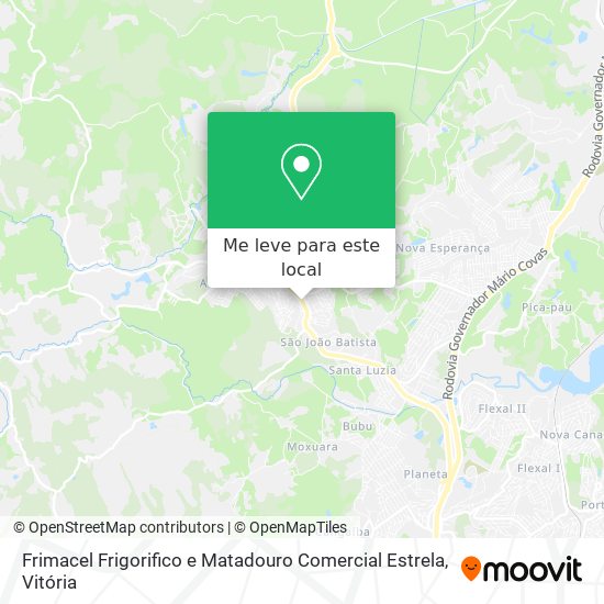 Frimacel Frigorifico e Matadouro Comercial Estrela mapa