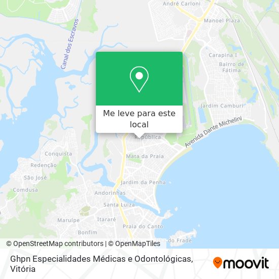 Ghpn Especialidades Médicas e Odontológicas mapa