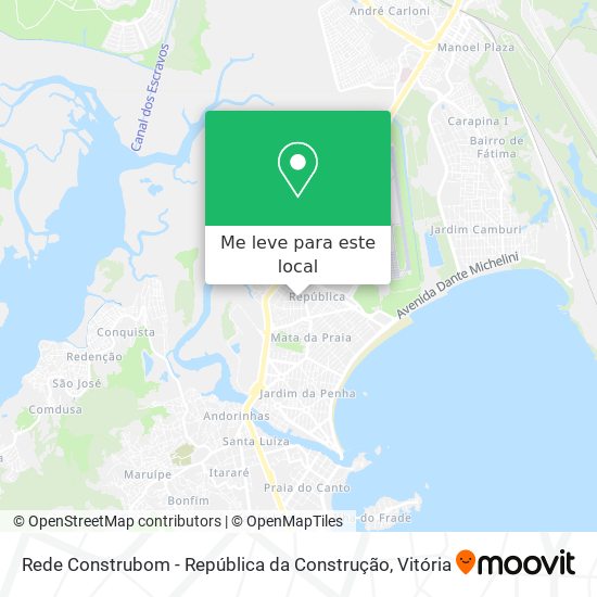 Rede Construbom - República da Construção mapa