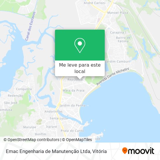 Emac Engenharia de Manutenção Ltda mapa