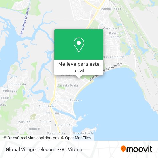 Global Village Telecom S/A. mapa
