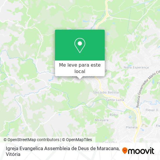 Igreja Evangelica Assembleia de Deus de Maracana mapa