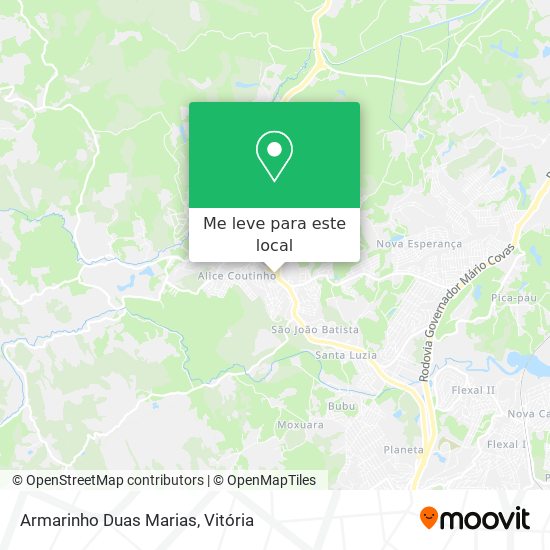Armarinho Duas Marias mapa