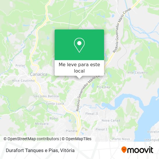 Durafort Tanques e Pias mapa