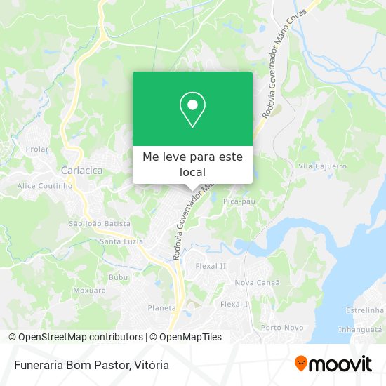 Funeraria Bom Pastor mapa