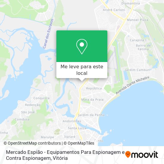 Mercado Espião - Equipamentos Para Espionagem e Contra Espionagem mapa