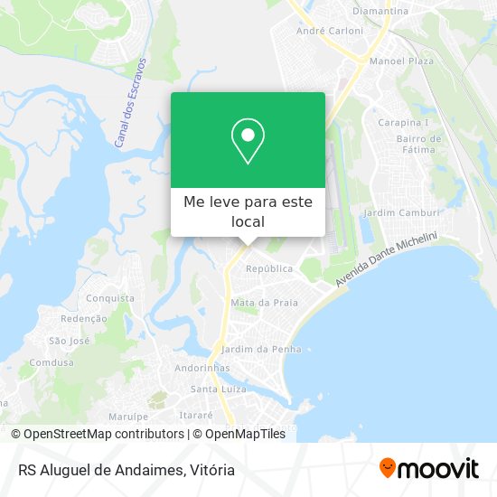 RS Aluguel de Andaimes mapa