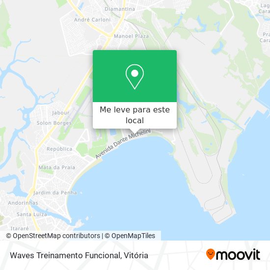 Waves Treinamento Funcional mapa