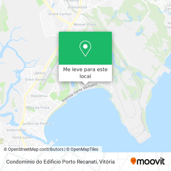 Condominio do Edificio Porto Recanati mapa