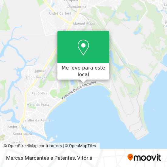 Marcas Marcantes e Patentes mapa