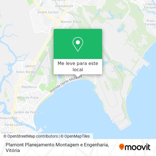 Plamont Planejamento Montagem e Engenharia mapa