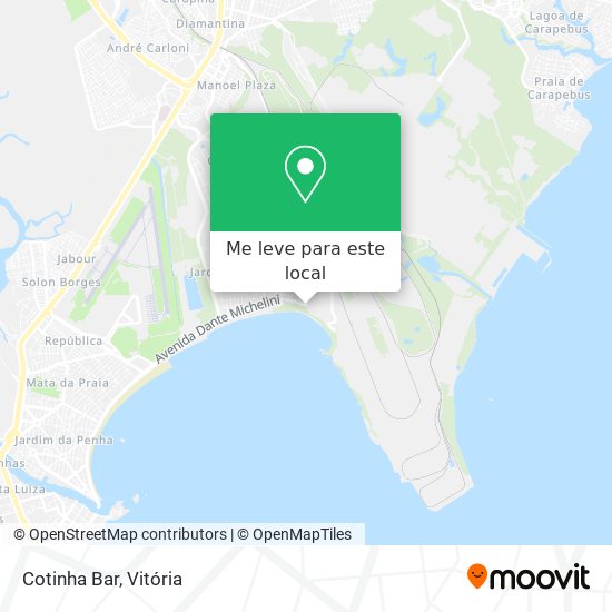 Cotinha Bar mapa