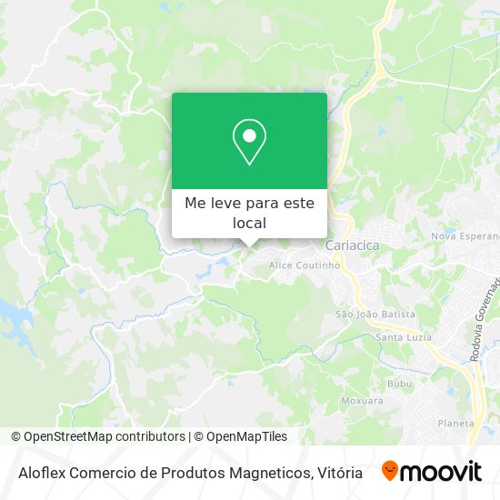 Aloflex Comercio de Produtos Magneticos mapa