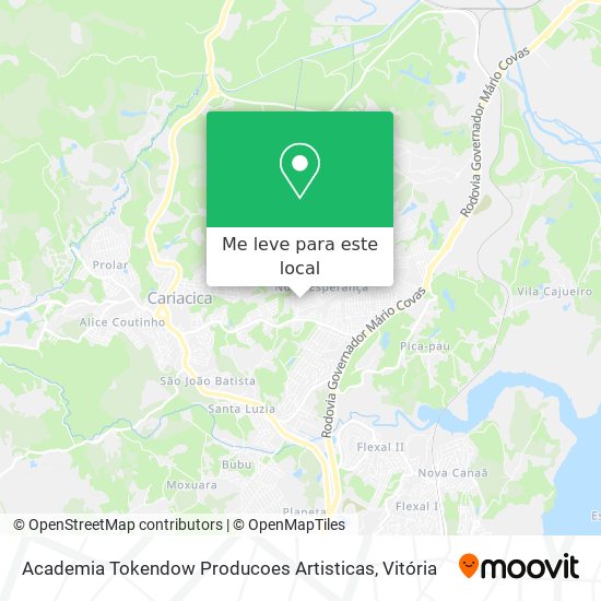Academia Tokendow Producoes Artisticas mapa