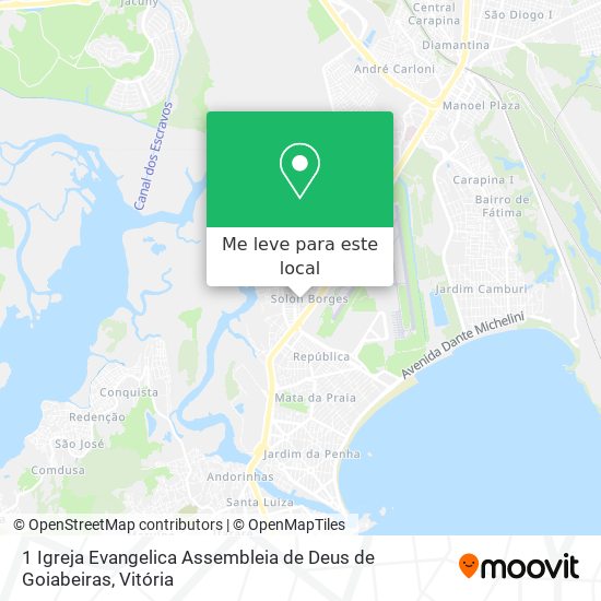 1 Igreja Evangelica Assembleia de Deus de Goiabeiras mapa