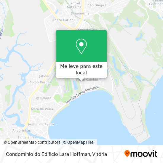Condominio do Edificio Lara Hoffman mapa