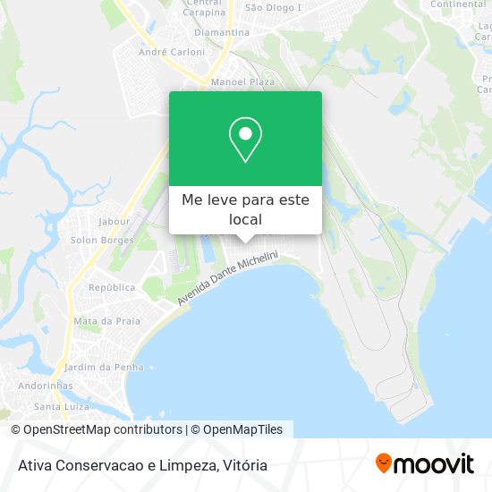 Ativa Conservacao e Limpeza mapa