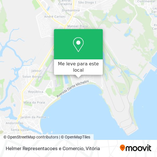 Helmer Representacoes e Comercio mapa