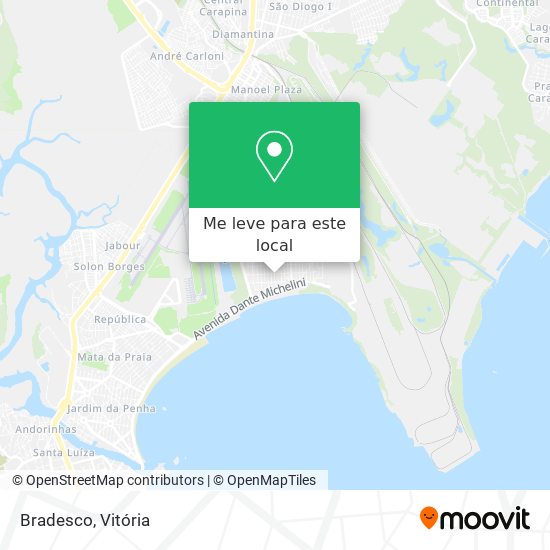 Bradesco mapa