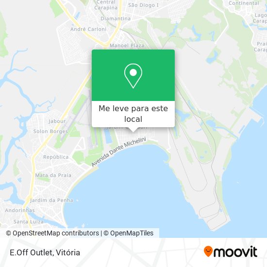 E.Off Outlet mapa