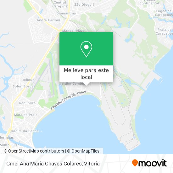 Cmei Ana Maria Chaves Colares mapa
