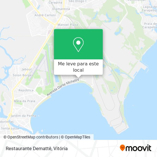 Restaurante Demattê mapa