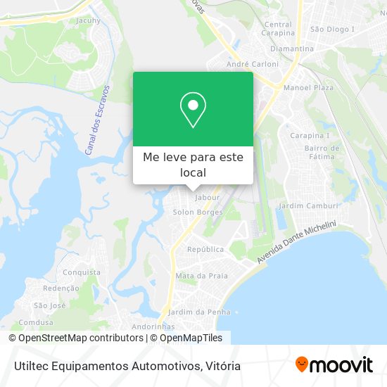 Utiltec Equipamentos Automotivos mapa