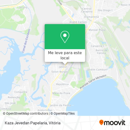 Kaza Jevedan Papelaria mapa
