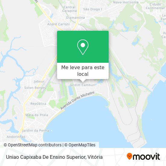 Uniao Capixaba De Ensino Superior mapa