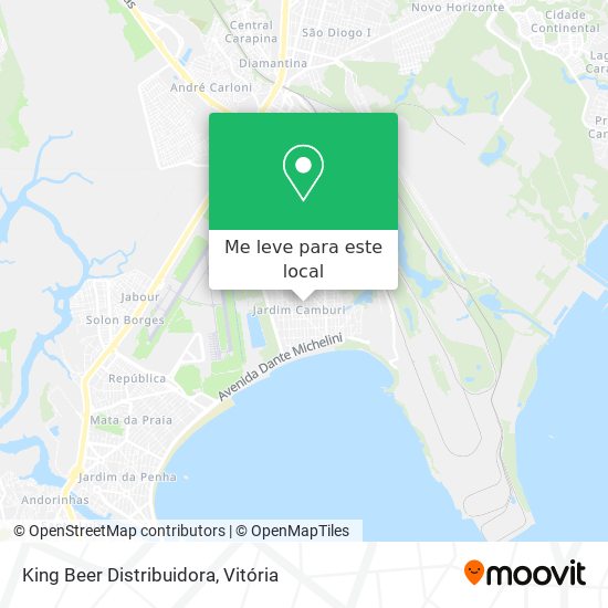 King Beer Distribuidora mapa