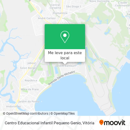 Centro Educacional Infantil Pequeno Genio mapa