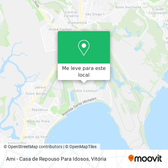 Ami - Casa de Repouso Para Idosos mapa