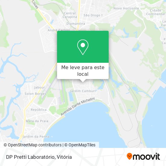 DP Pretti Laboratório mapa