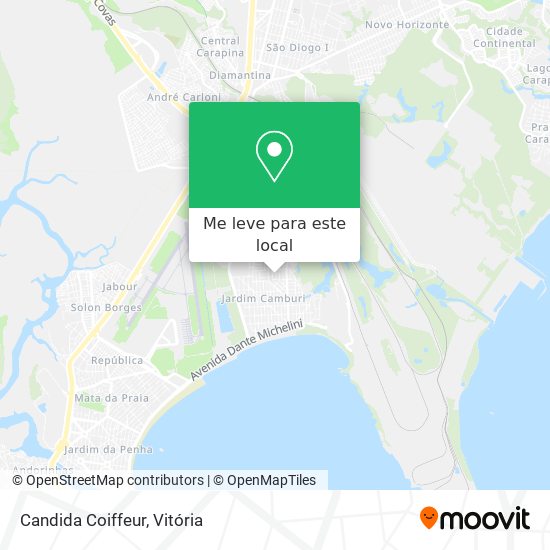 Candida Coiffeur mapa