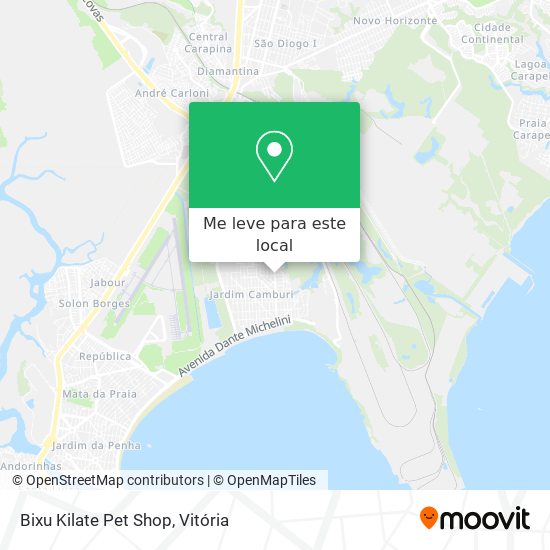 Bixu Kilate Pet Shop mapa