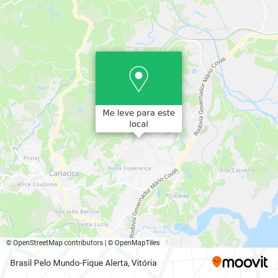 Brasil Pelo Mundo-Fique Alerta mapa