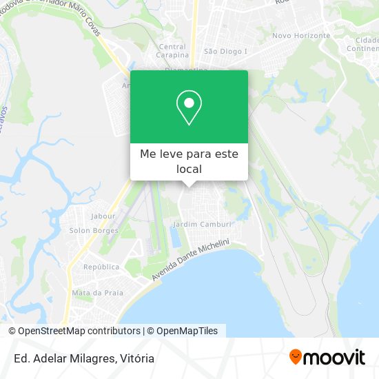Ed. Adelar Milagres mapa