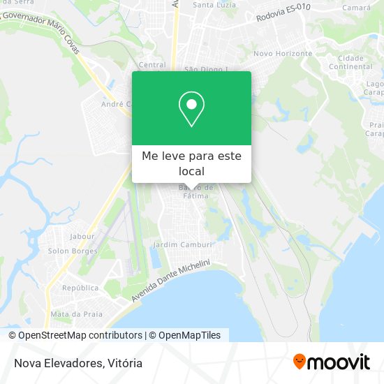 Nova Elevadores mapa