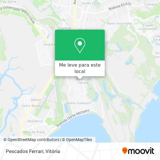 Pescados Ferrari mapa