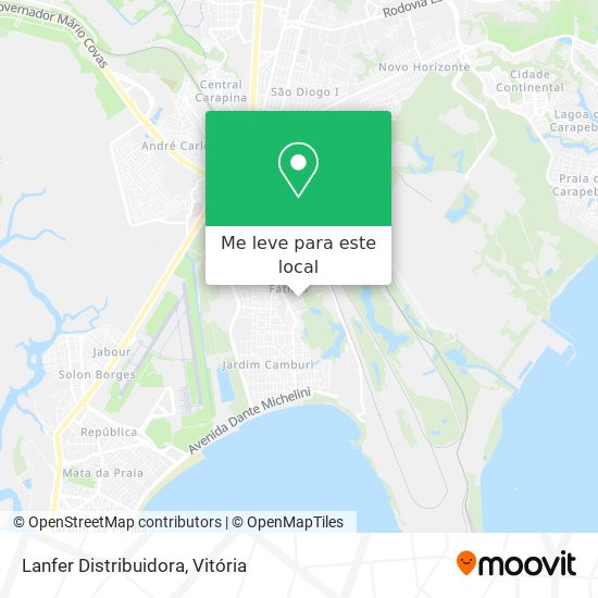 Lanfer Distribuidora mapa