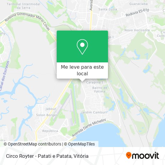 Circo Royter - Patati e Patata mapa