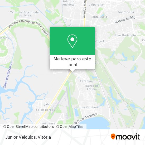 Junior Veiculos mapa