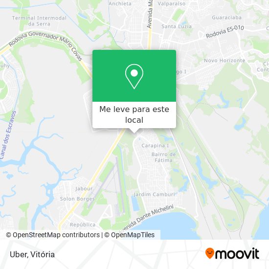 Uber mapa