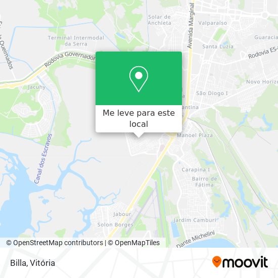 Billa mapa