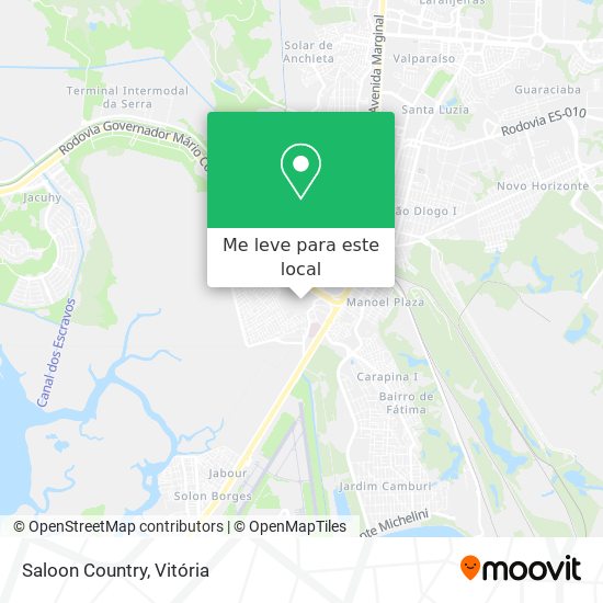 Saloon Country mapa