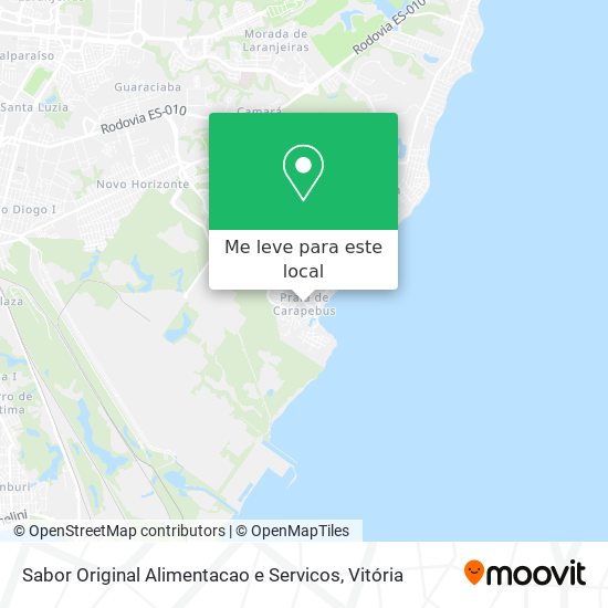 Sabor Original Alimentacao e Servicos mapa