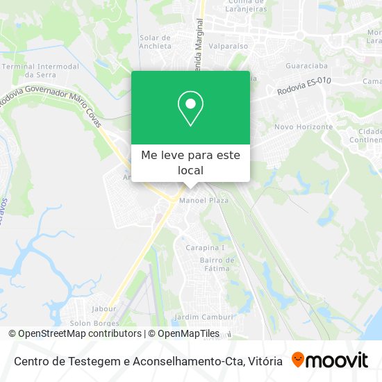 Centro de Testegem e Aconselhamento-Cta mapa