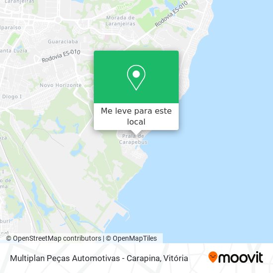 Multiplan Peças Automotivas - Carapina mapa
